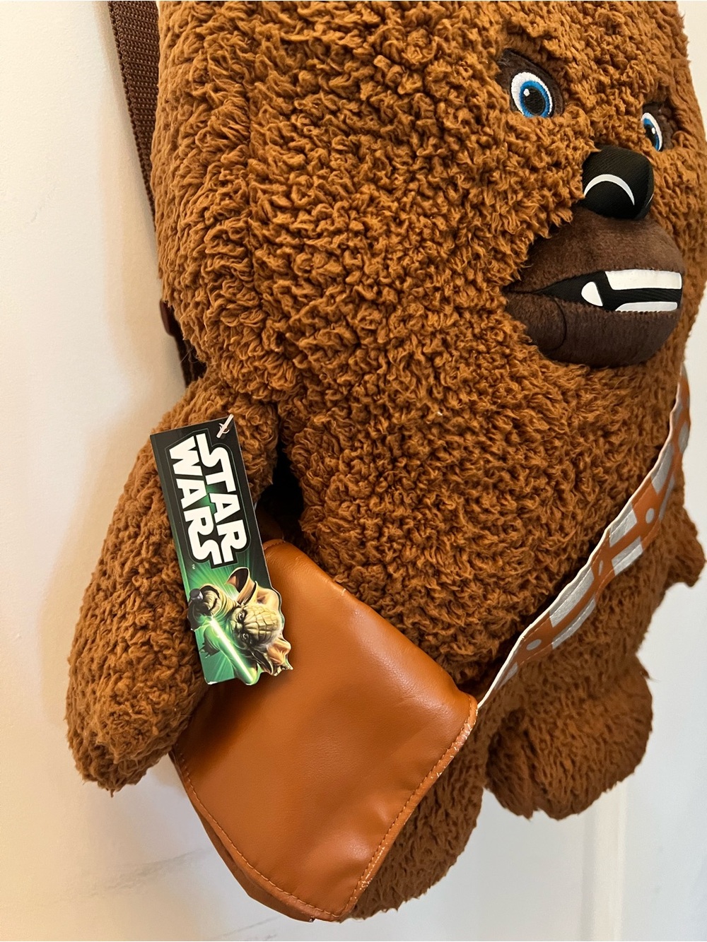 Star Wars Chewbacca Plush Backpack with Crossbody Detail - Brown - Picture 2 of 9